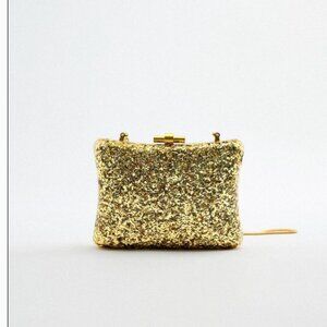 Zara Gold Box Bag
